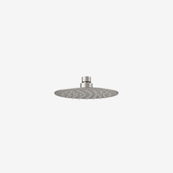 6-inch round ultra-thin brushed nickel showerhead