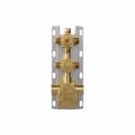 Integrated Thermostatic Valve and 4-Outlet Diverter Rough-In