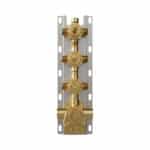 Integrated Thermostatic Valve and 6-Outlet Diverter Rough-In