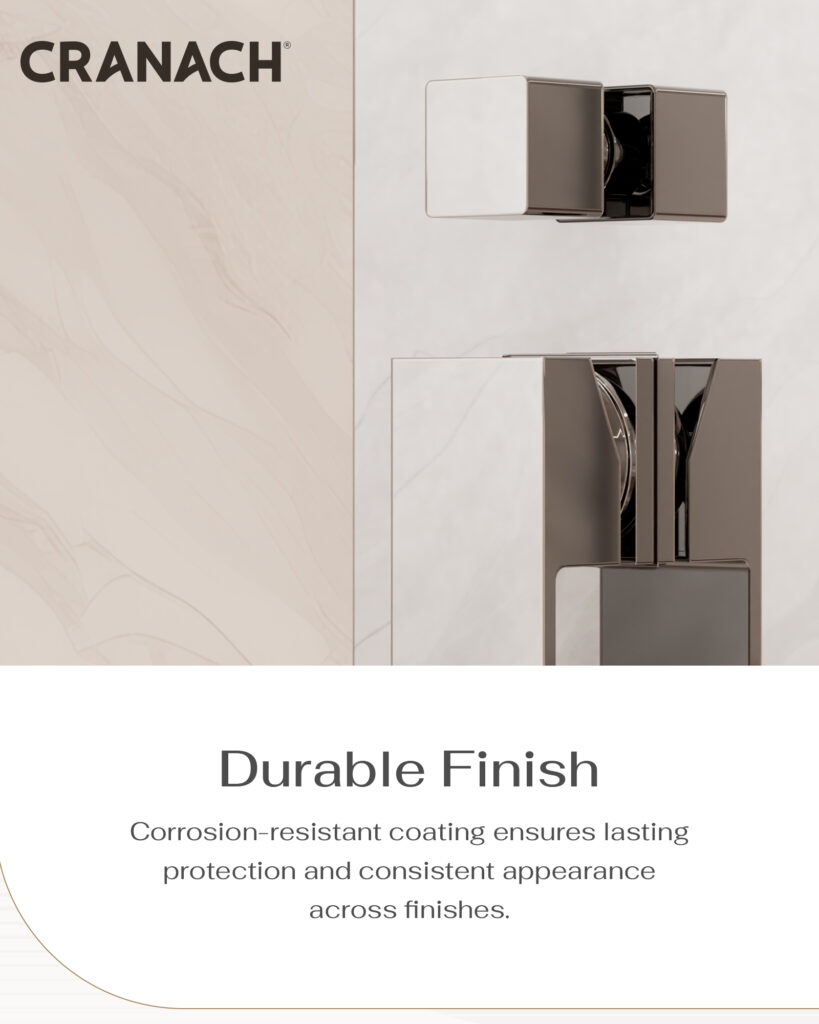 CROZET 3-Outlet Pressure Balance Valve Trim With Lever Handle
