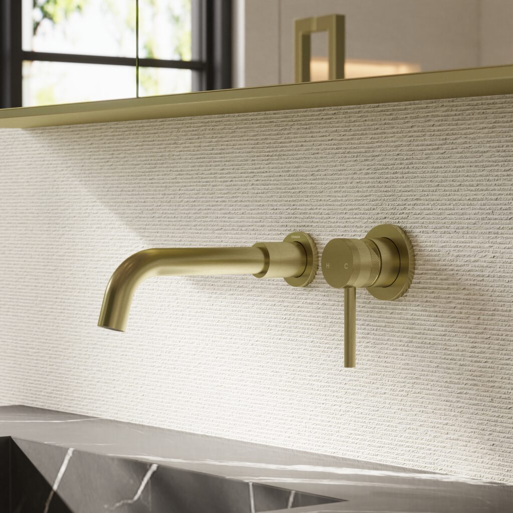 ANGELSEY Wall-Mount Bathroom Sink Faucet