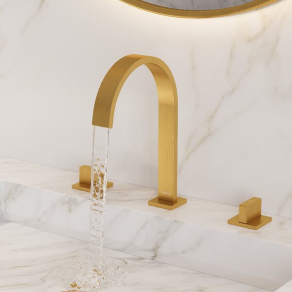 Sleek 3 Hole Bathroom Faucet​ | Pop-Up Included | CRANACH