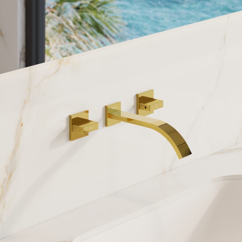 RUGEN Wall-Mount Bathroom Sink Faucet