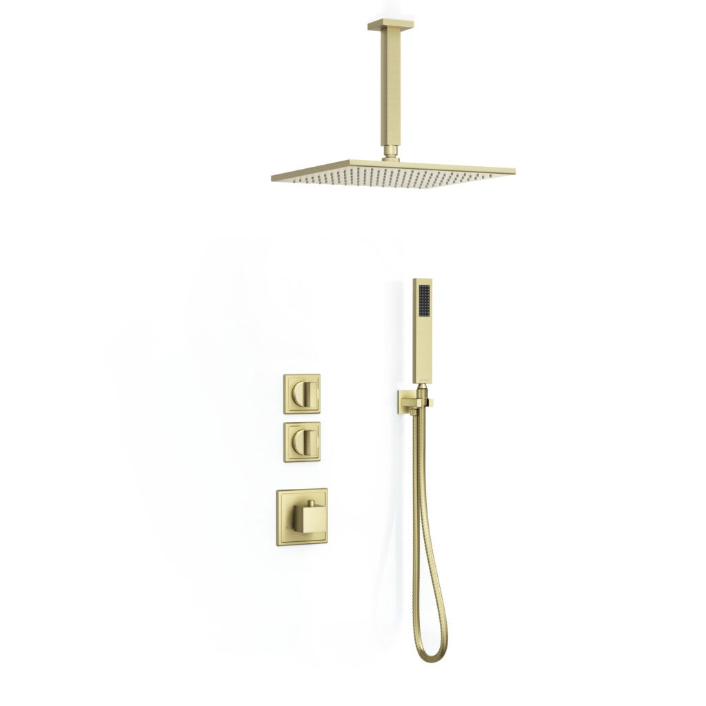 RUGEN 2-Outlet Thermostatic Shower System