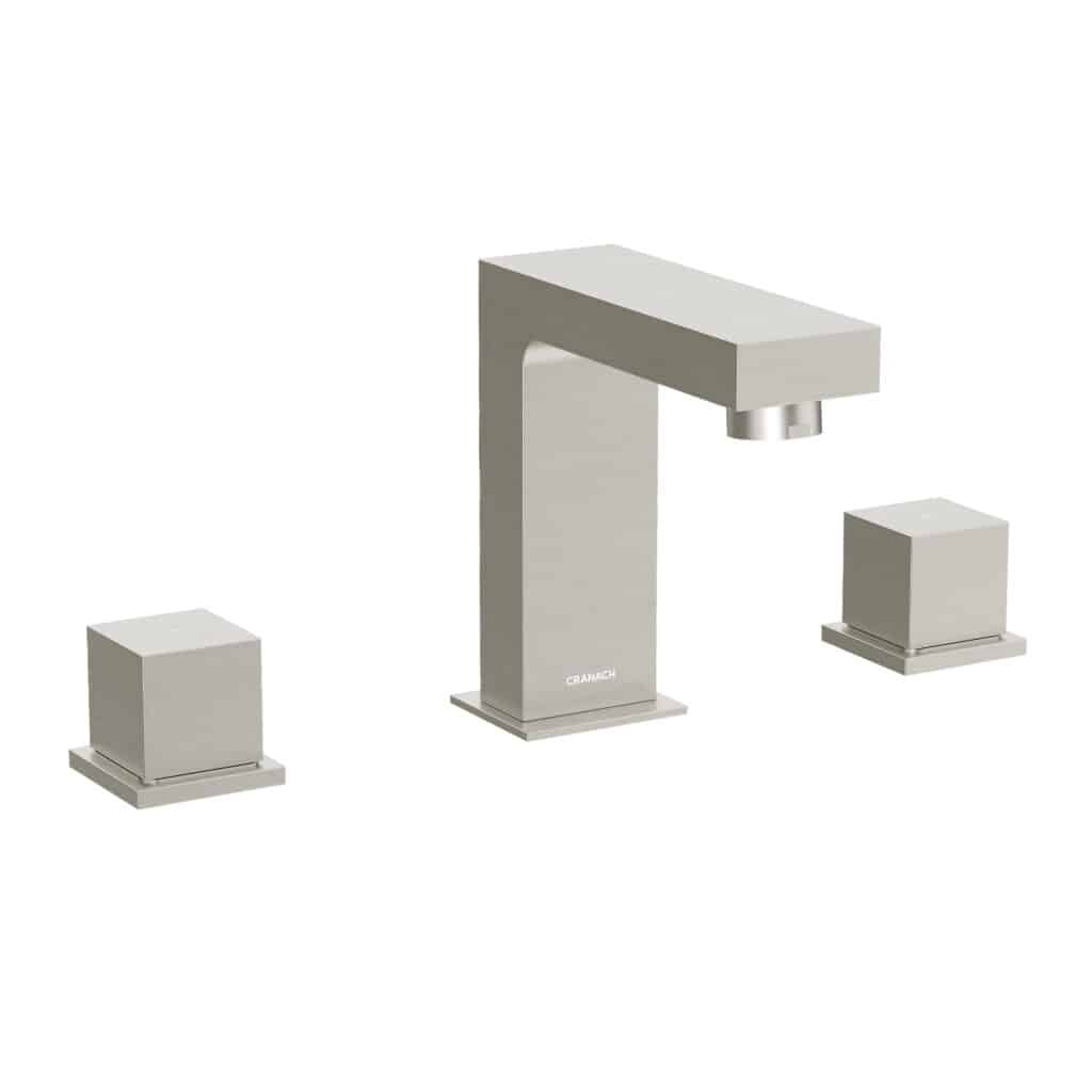 CROZET Widespread Deck-Mount Bathroom Sink Faucet With Knob Handles