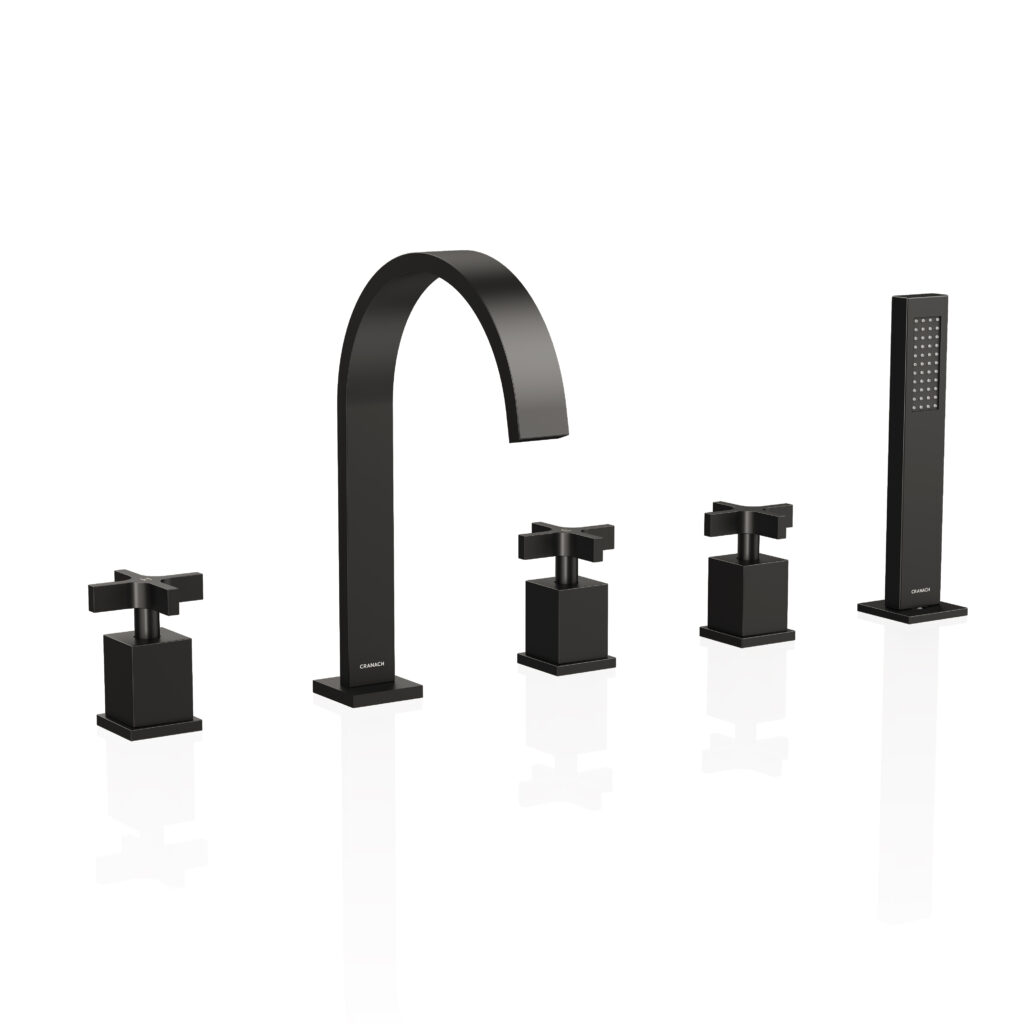 RUGEN Deck Mount Bathtub Faucet