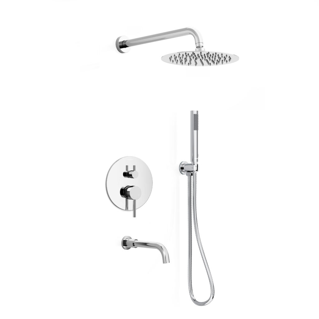 CROZET 3-Outlet Pressure Balance Shower Kit