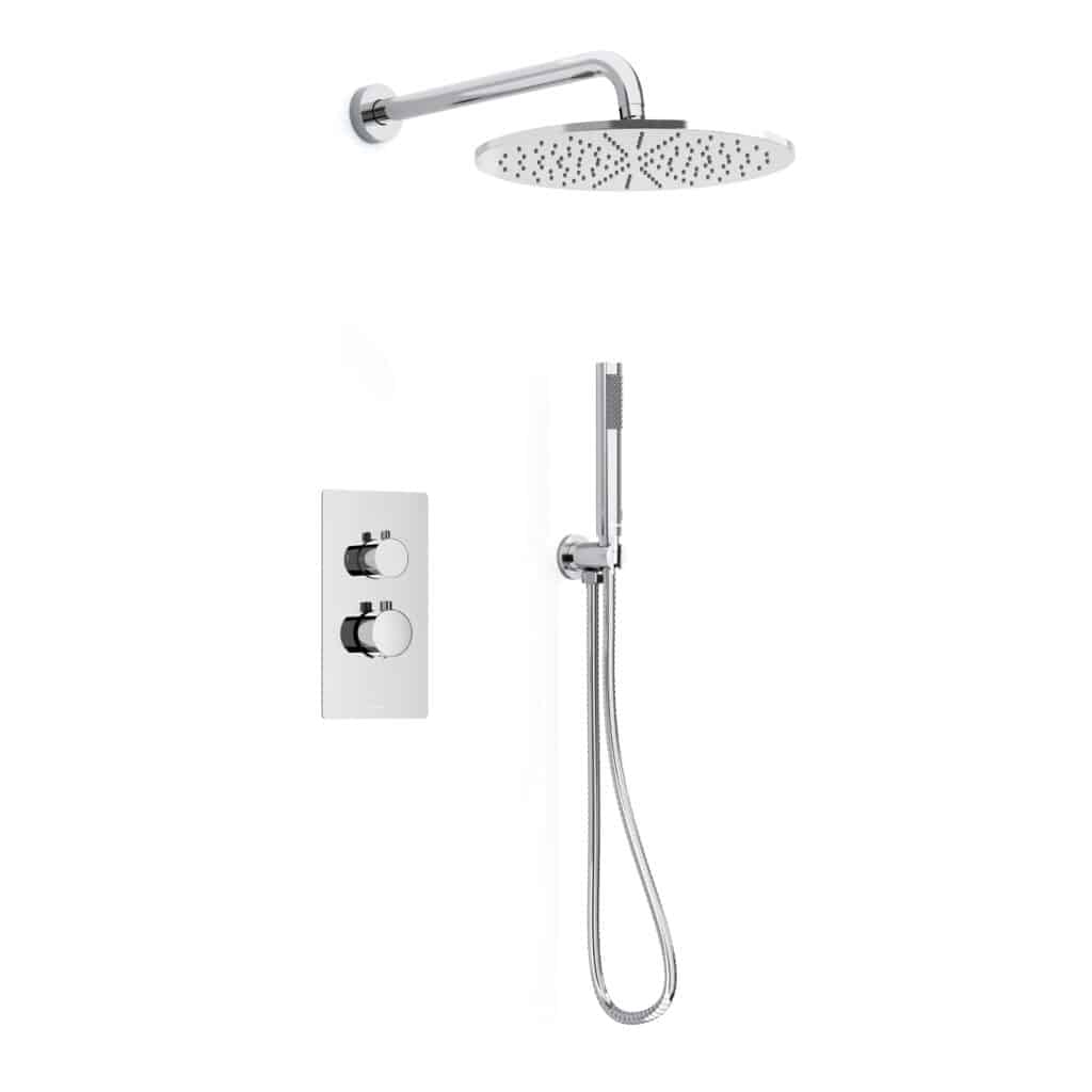 FARNE 12 Inch Dual-Function Thermostatic Shower System