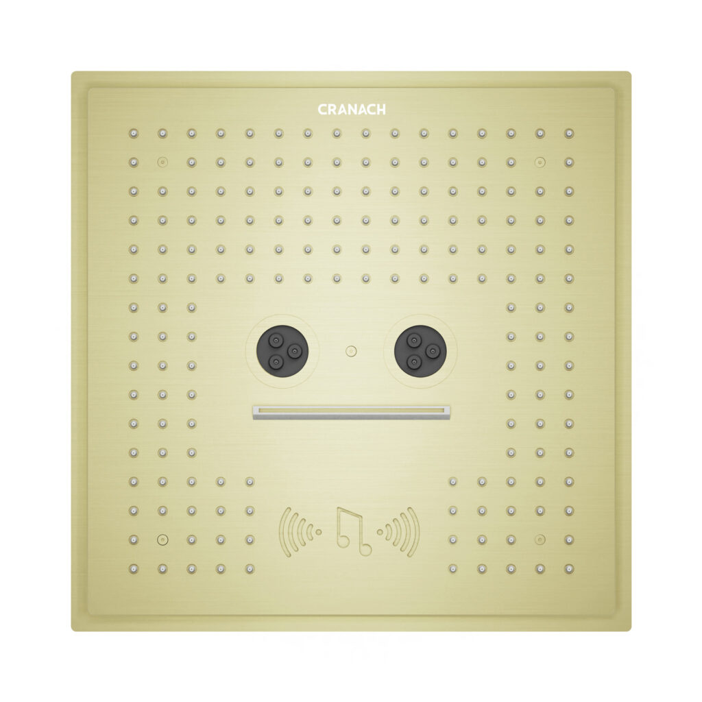 BRIBIE Three-function chromotherapy and sound therapy shower head