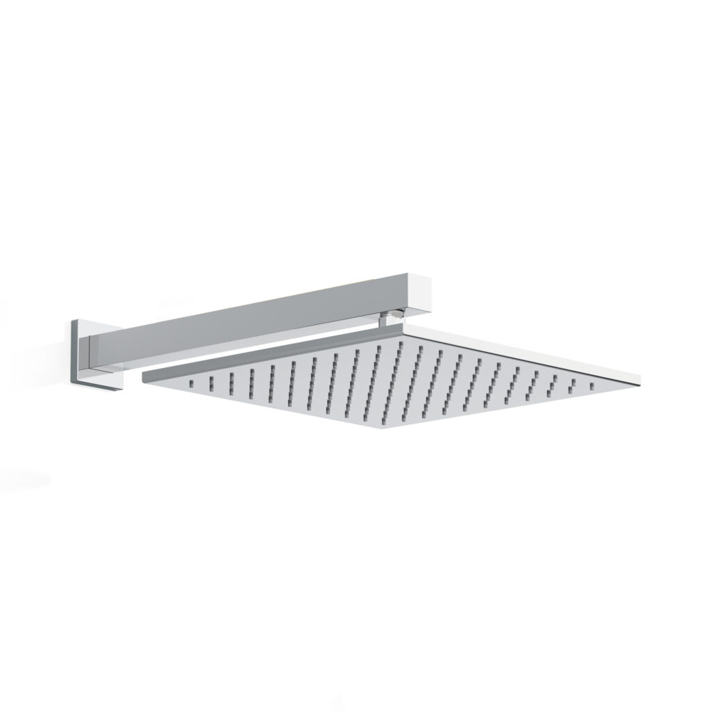 FARNE 12-Inch Rain Shower Head with Shower Arm