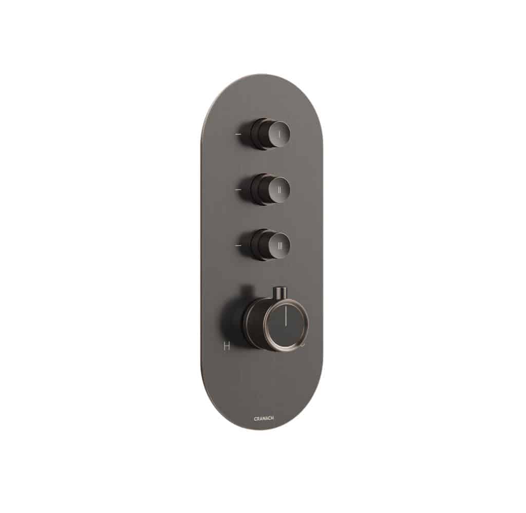 RHUM Three-Function Thermostatic Valve And Trim Set