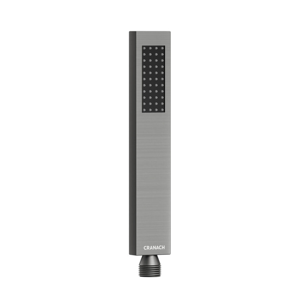 Square two-function hand shower