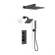 C04.RU03 matte black 2 head shower