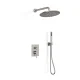 C04.TN01 brushed nickel bathroom shower faucet set