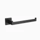 Cranach single arm stainless steel towel bar matte black C81.FA03