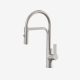 Semi-pro kitchen faucet brushed nickel SP04