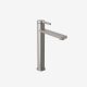 Tall single-handle bathroom sink faucet brushed nickel Tinian