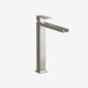 Tall single hole bathroom sink faucet brushed nickel Atafu