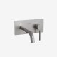 Wall-mount bathroom sink faucet brushed nickel Angelsey