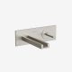 Wall-mount bathroom sink faucet brushed nickel Atafu