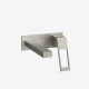 Wall-mount bathroom sink faucet with lever brushed nickel Rottnest