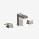 Widespread bathroom sink faucet with lever handles brushed nickel Atafu