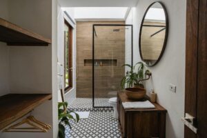 modern design of bathroom