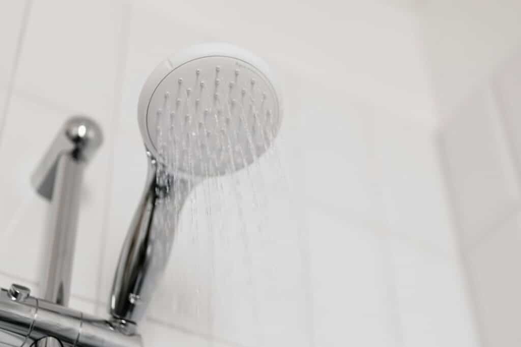 close up photo of a shower head